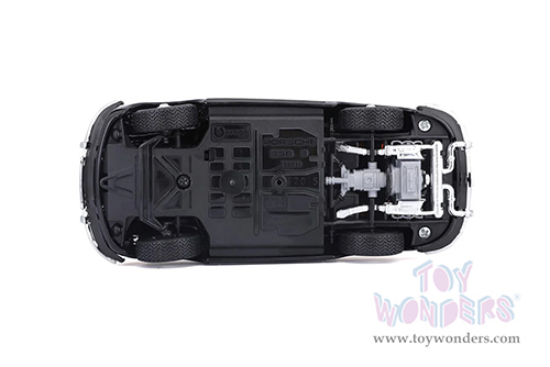 BBurago - Porsche 356B Cabriolet (1961, 1/24 scale diecast model car, Black) 18-22078BK