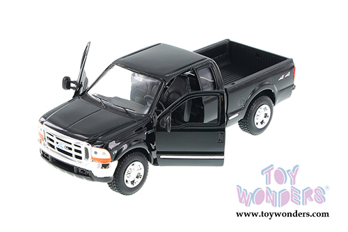 Welly - Ford F-350 Pickup (1999, 1/24 scale diecast model car, Black) 22081WBK