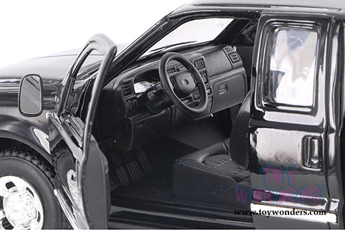 Welly - Ford F-350 Pickup (1999, 1/24 scale diecast model car, Black) 22081WBK