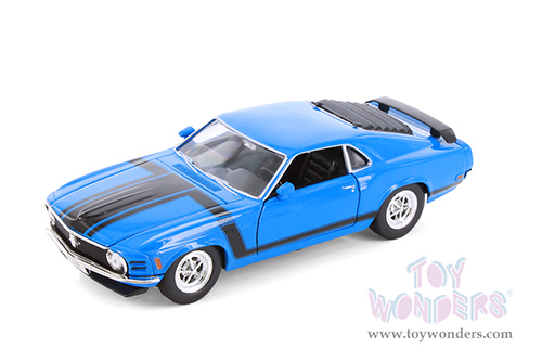 Showcasts® Collectibles - Ford Mustang Boss 302 (1970, 1/24 scale diecast model car, Asstd.) 22088/4D MAP: $19.99