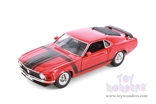 Showcasts® Collectibles - Ford Mustang Boss 302 (1970, 1/24 scale diecast model car, Asstd.) 22088/4D MAP: $19.99