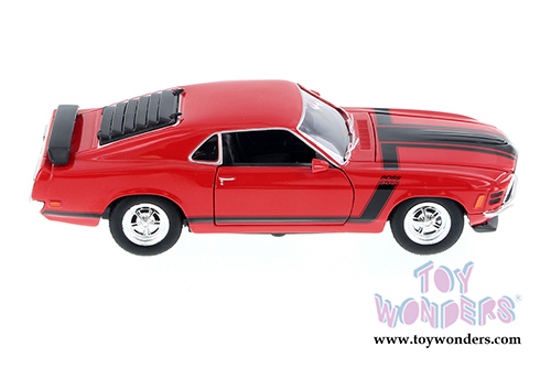 Welly - Ford Mustang Boss 302 Hardtop (1970, 1/24 scale diecast model car, Red) 22088WR