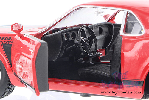 Welly - Ford Mustang Boss 302 Hardtop (1970, 1/24 scale diecast model car, Red) 22088WR