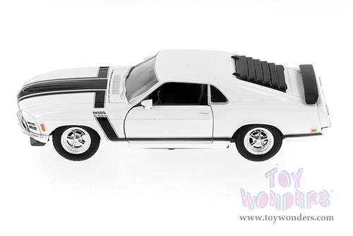 Welly - Ford Mustang Boss 302 Hardtop (1970, 1/24 scale diecast model car, White) 22088WWT
