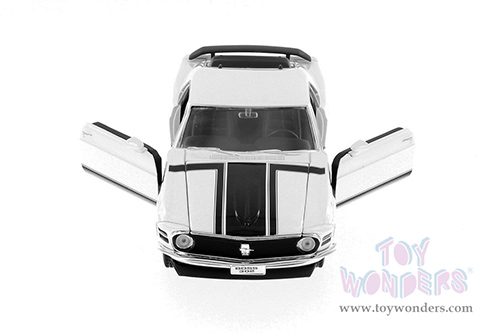Welly - Ford Mustang Boss 302 Hardtop (1970, 1/24 scale diecast model car, White) 22088WWT