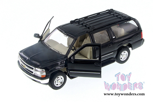 Welly - Chevrolet&reg; Suburban&trade; (2001, 1/24 scale diecast model car, Black) 22090WBK