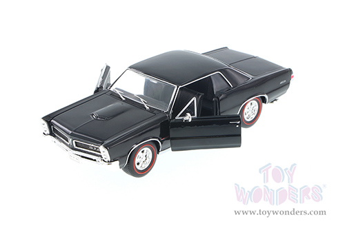 Welly - Pontiac GTO Hardtop (1965, 1/24 scale diecast model car, Black) 22092WBK
