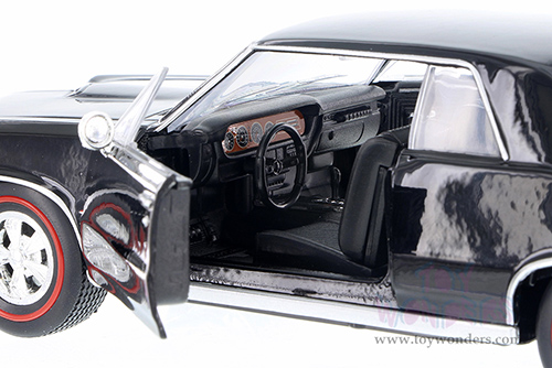 Welly - Pontiac GTO Hardtop (1965, 1/24 scale diecast model car, Black) 22092WBK