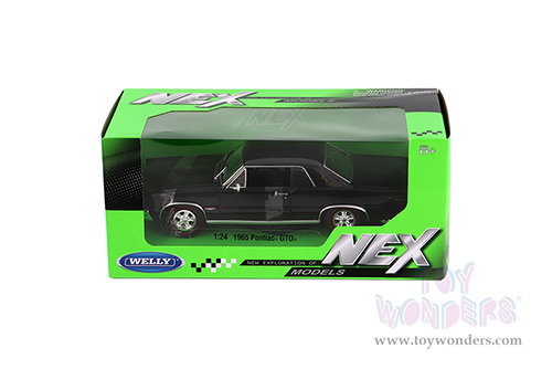 Welly - Pontiac GTO Hardtop (1965, 1/24 scale diecast model car, Black) 22092WBK