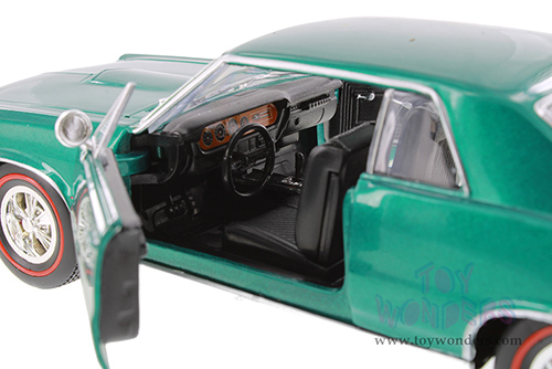 Welly - Pontiac GTO Hardtop (1965, 1/24 scale diecast model car, Green) 22092WGN