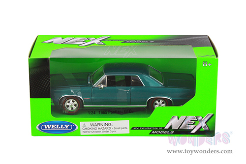 Welly - Pontiac GTO Hardtop (1965, 1/24 scale diecast model car, Green) 22092WGN