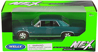 Welly - Pontiac GTO Hardtop (1965, 1/24 scale diecast model car, Green) 22092WGN