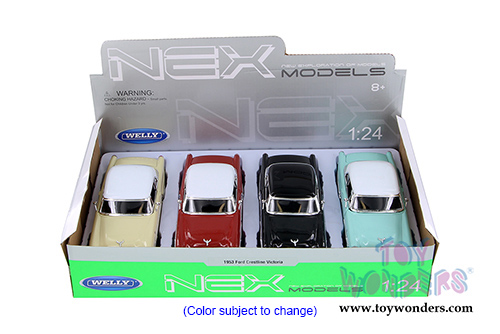 Welly - Ford Crestline Victoria (1953, 1/24 scale diecast model car, Asstd.) 22093/4D