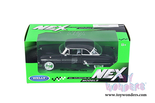 Welly - Ford Crestline Victoria (1953, 1/24 scale diecast model car, Black) 22093WBK