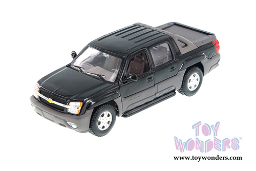 Welly - Chevy Avalanche Pickup (2002, 1/24 scale diecast model car, Black) 22094WBK