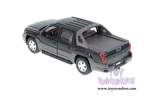 Welly - Chevy Avalanche Pickup (2002, 1/24 scale diecast model car, Black) 22094WBK