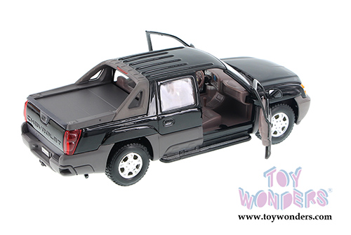 Welly - Chevy Avalanche Pickup (2002, 1/24 scale diecast model car, Black) 22094WBK