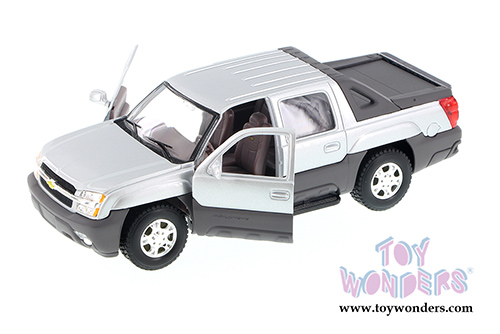 Welly - Chevy Avalanche Pickup (2002, 1/24 scale diecast model car, Silver) 22094WSV