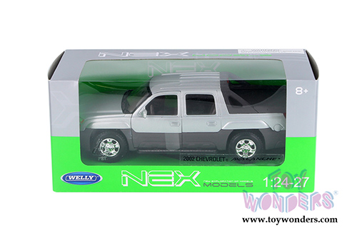 Welly - Chevy Avalanche Pickup (2002, 1/24 scale diecast model car, Silver) 22094WSV