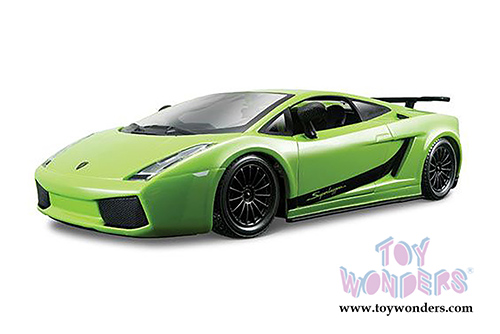 BBurago - Lamborghini Gallardo Superleggera Hardtop (2007, 1/24 scale diecast model car, Green) 22108GN