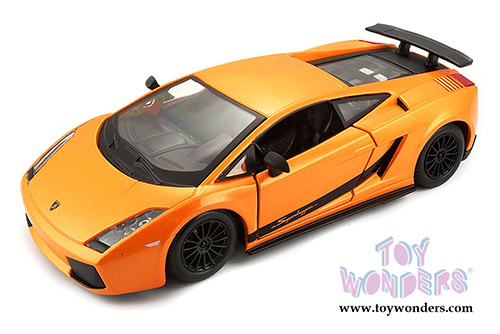 BBurago - Lamborghini Gallardo Superleggera Hardtop (2007, 1/24 scale diecast model car, Orange) 22108OR