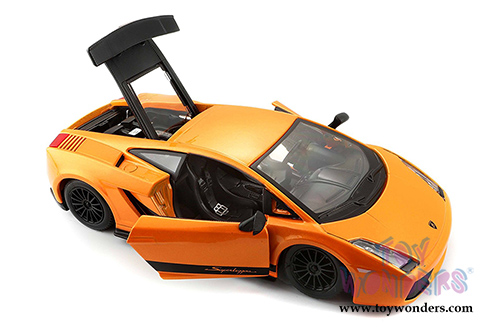 BBurago - Lamborghini Gallardo Superleggera Hardtop (2007, 1/24 scale diecast model car, Orange) 22108OR