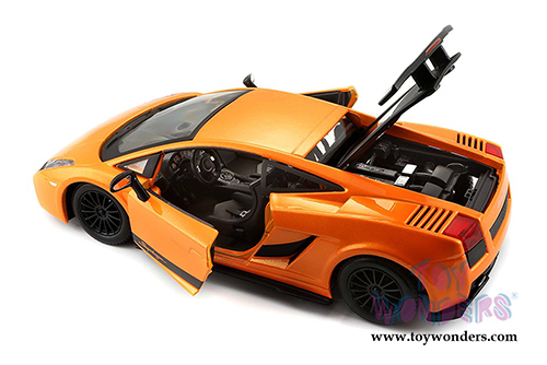 BBurago - Lamborghini Gallardo Superleggera Hardtop (2007, 1/24 scale diecast model car, Orange) 22108OR