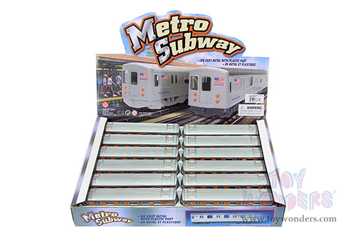 Septa Metro Subway (7" diecast model car, Gray) 2233D-SEPTA
