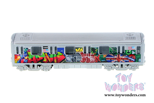 Metro Subway with Graffiti (7" diecast model car, Gray) 2233DGF