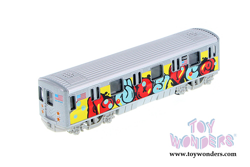 Metro Subway with Graffiti (7" diecast model car, Gray) 2233DGF