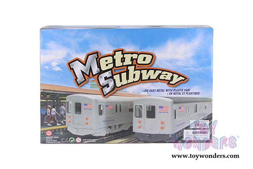 Metro Subway with Graffiti (7" diecast model car, Gray) 2233DGF