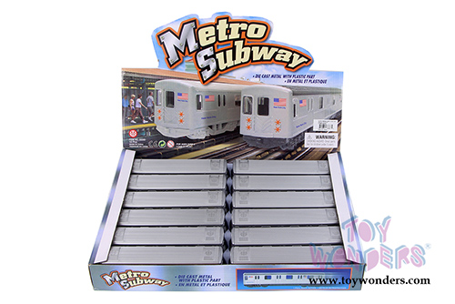 Metro Subway with Graffiti (7" diecast model car, Gray) 2233DGF