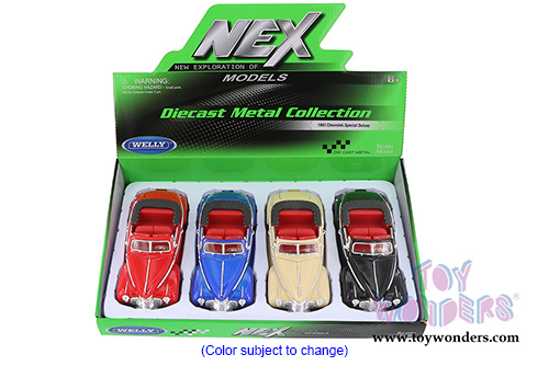 Welly - Chevy Special Deluxe Convertible (1941, 1/24 scale diecast model car, Asstd.) 22411/4D