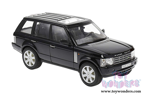 Welly - Land Rover Range Rover SUV with Sunroof (2003, 1/24 scale diecast model car, Black) 22415WBK