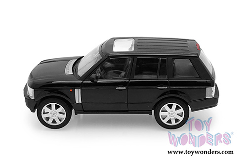 Welly - Land Rover Range Rover SUV with Sunroof (2003, 1/24 scale diecast model car, Black) 22415WBK