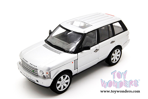 Welly - Land Rover Range Rover SUV with Sunroof (2003, 1/24 scale diecast model car, White) 22415WWT