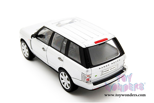 Welly - Land Rover Range Rover SUV with Sunroof (2003, 1/24 scale diecast model car, White) 22415WWT