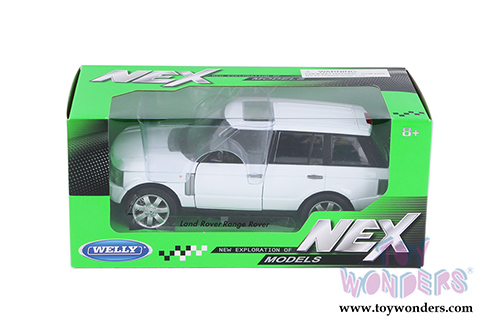 Welly - Land Rover Range Rover SUV with Sunroof (2003, 1/24 scale diecast model car, White) 22415WWT