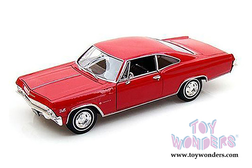 Welly - Chevy Impala SS396 Hard Top (1965, 1/24 scale diecast model car, Red) 22417WR