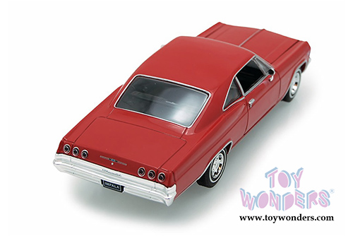 Welly - Chevy Impala SS396 Hard Top (1965, 1/24 scale diecast model car, Red) 22417WR