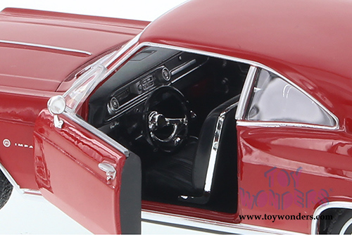 Welly - Chevy Impala SS396 Hard Top (1965, 1/24 scale diecast model car, Red) 22417WR