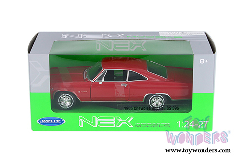 Welly - Chevy Impala SS396 Hard Top (1965, 1/24 scale diecast model car, Red) 22417WR