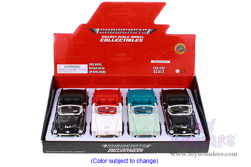 Showcasts® Collectibles - Oldsmobile™ Super 88™ Convertible (1955, 1/24 scale diecast model car, Asstd.) MAP: $19.99