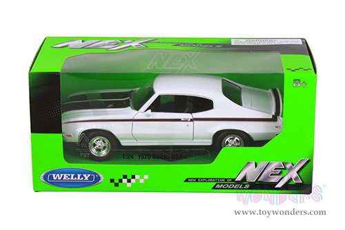 Welly - Buick GSX  Hard Top (1970, 1/24 scale diecast model car, White) 22433WW