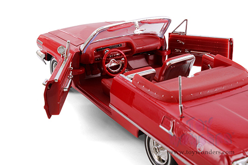 Showcasts® Collectibles - Chevrolet® Impala Convertible (1963, 1/24 scale diecast model car, Asstd.) 22434/4D MAP: $19.99