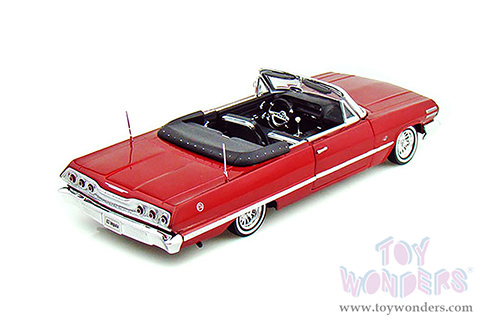 Welly - Chevrolet&reg; Impala Low Rider Convertible (1963, 1/24 scale diecast model car, Red) 22434WLRR