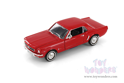 Welly - Ford Mustang Coupe Hard Top (1964 1/2, 1/24 scale diecast model car, Red) 22451WR