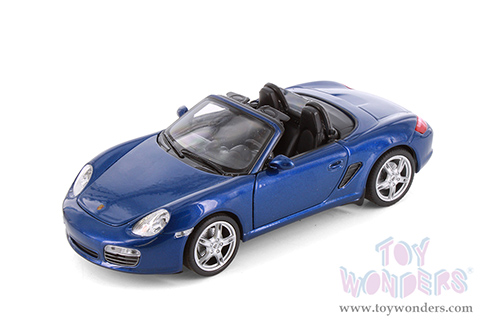 Showcasts® Collectibles - Porsche Boxter S Open Convertible (1/24 scale diecast model car, Asstd.) 22479C/4D MAP: $19.99