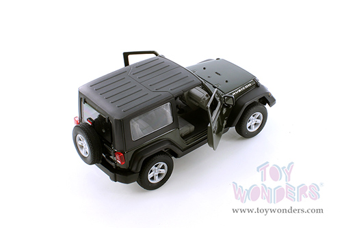 Welly - Jeep&reg; Wrangler Rubicon Hardtop (2007, 1/24 Scale diecast model car, Dark Green) 22489HWG