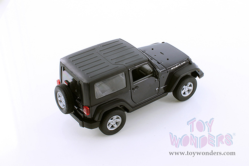 Welly - Jeep® Wrangler Rubicon Hardtop (2007, 1/24 Scale diecast model car, Black) 22489HWS
